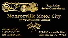 image | business card - Monroeville Motor City